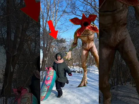 ДЕМОГОРГОН напал на нас в лесу Stranger things #демогоргон #demogorgon #strangerthings