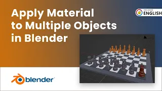 How to Apply Material to Multiple Objects in Blender Blender Tutorial
