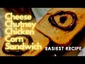Cheese Chutney Chicken Corn Sandwich Recipe Breakfast Recipe Easy Sandwich Recipe GIF Recipes