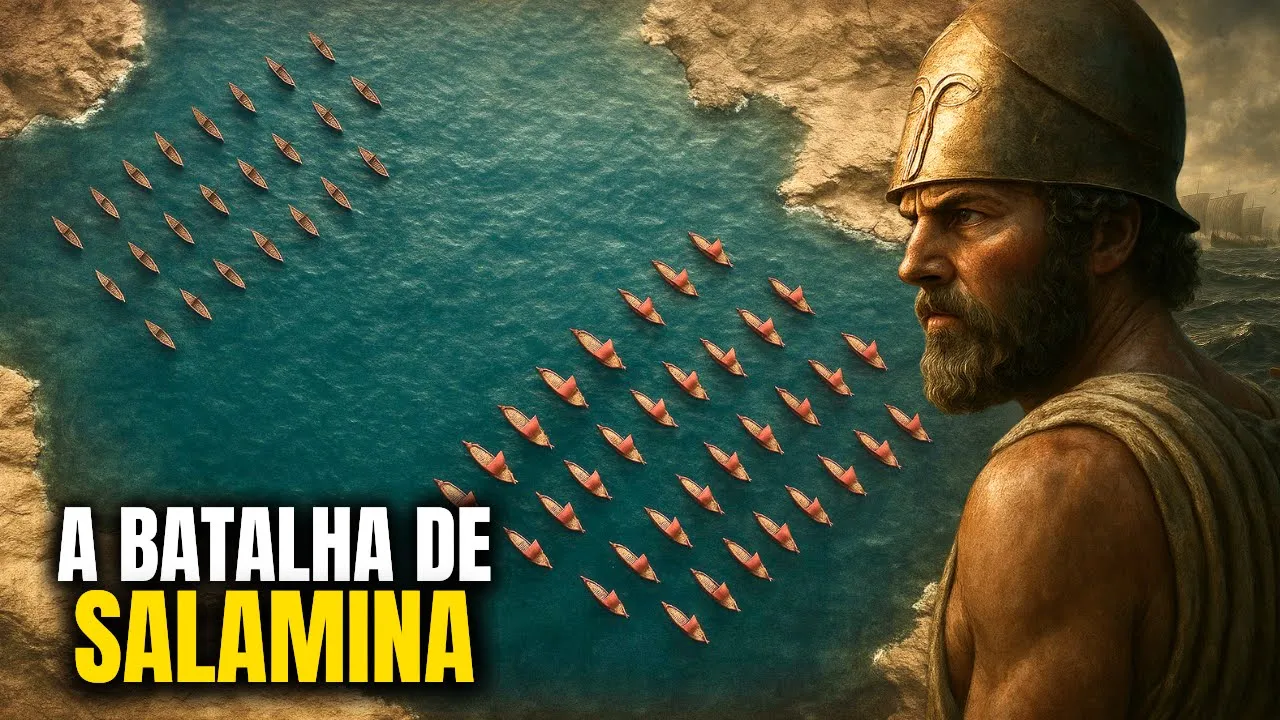 Como 300 Navios Gregos Derrotaram 1200 Navios Persas? A Maior Batalha Naval da História Antiga!