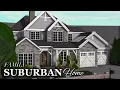 Family Suburban House Exterior Speedbuild I Bloxburg I 103k I Layouts Included
