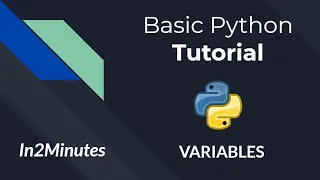 IN-2-MINS Python Tutorial Series VARIABLES Hindi PYTHON PROGRAMMING