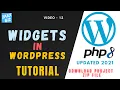 WordPress Widgets Tutorial Widgets in WordPress Updated