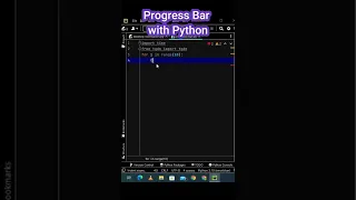 Create Progress Bar by using python Python for beginners