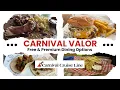 Cruise Ship Dining - Carnival Valor Dining