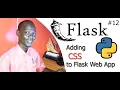 Python with Flask App Development - How to CSS to Flask App