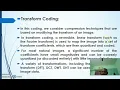 Transform Coding