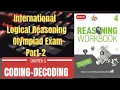 SOF CLASS-4 CODING-DECODING CHAPTER-3 PART-2 LOGICAL REASONING INTERNATIONAL LOGICAL RESONING EXAM
