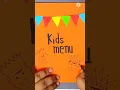 Food Menu Effective Visual Playing DIY To Make Menu Card for School Project