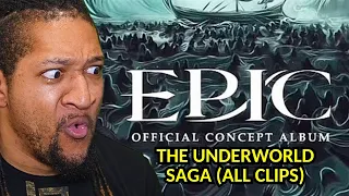 Reacting to EPIC: The Musical - The Underworld Saga (ALL CLIPS)