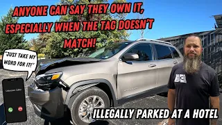 Anyone can claim ownership especially when the tag doesn t match Illegal Parks Winching