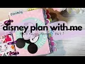 DISNEY MICRO HAPPY PLANNER SETUP PART 1 Monthly Setup That Pixie Planner Life