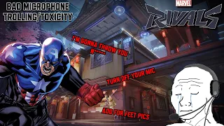 Toxic Teammate Throws and Calls Me Racial Slur for Bad Mic | Marvel Rivals Bad Mic Trolling