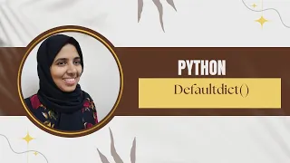 Python Tutorial For Beginners Master Python s defaultdict Simplify Your Coding