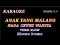 Download Lagu ANAK YANG MALANG KARAOKE NADA CEWEK // VERSI SLOW // Rhoma irama