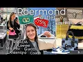 75 OFF OUTLET SHOPPING VLOG ft Gucci Miu Miu Prada Loewe Valentino - Roermond Lesley Adina