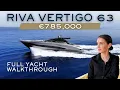 Riva Vertigo 63 ‘W’: Stunning Design \u0026 Performance - Full Yacht Walkthrough