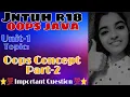 jntuh r18 oops Java programming unit1 part2 oop concept very important easy to understand