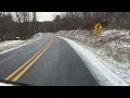 2025 12 11 - Snowy Road Conditions in West Virginia