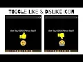 JavaScript Challenge Toggle Like Dislike in JavaScript ClassList JavaScript