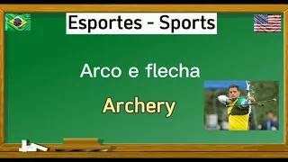 Aprender Inglês com frases - Esportes - Learn English with Phrases - Sports
