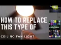 How To Replace Ceiling Fan Light Bulb For Harbor Breeze Platinum Portes Slotted Glass Groove Fan