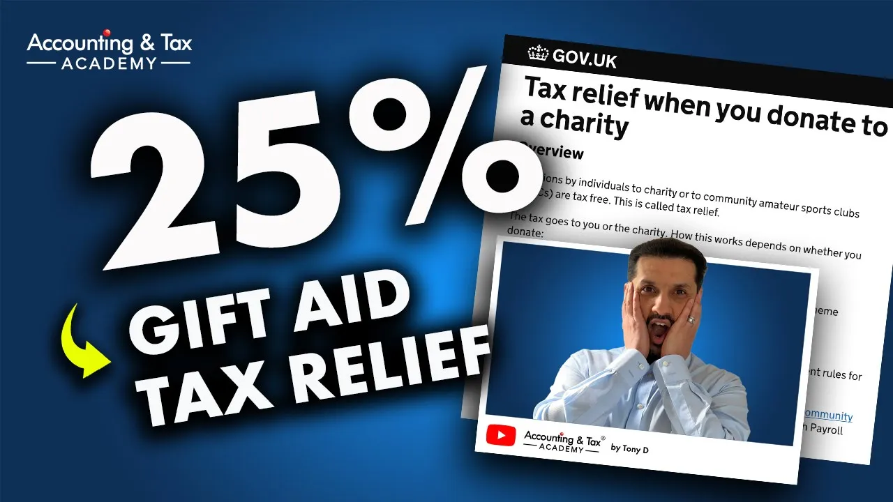 Gift Aid Tax Relief explained in under 5 mins
