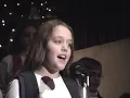 Emmi James singing at OPWC December 16 2001 age 10