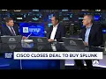 Cisco CEO Chuck Robbins 28 billion Splunk deal will be a significant financial growth driver
