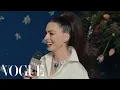 Download Lagu Anne Hathaway is Radiant in a Carolina Herrera White Shirt | Vogue