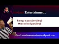 Tiwa Savage Ft. Wande Coal & Mavo – Energy (Official Lyric Video)