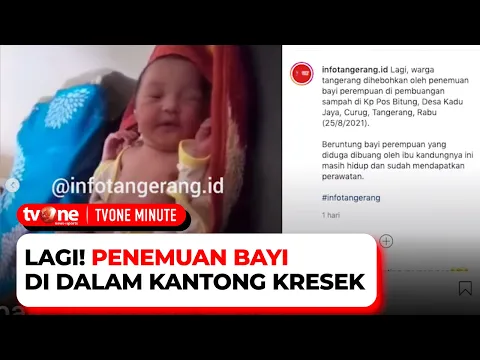 Warga Tangerang Heboh Penemuan Bayi di Pembuangan Sampah