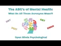 The ABC s of Mental Health What Do All Those Acronyms Mean