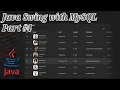 Java Swing and MySQL Select Insert Delete Update and Desing using FlatLaf - Part