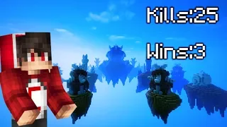 25 kill 4v4 bedwars w rt mystical matter and pdome 