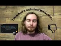 I Completely Blew My Software Engineer Technical Interview