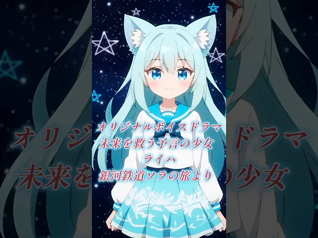 銀河鉄道とソラの旅 ボイスドラマ未来を救う予言の少女 ライハ 声優になるには 自作アニメ 声優志望