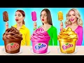 Download Lagu Tantangan Makanan Kaya vs Miskin vs Kaya Raksasa | Kompetisi Cokelat Mahal vs Murah oleh X-Challenge