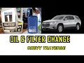 How to Change Engine Oil Filter 2021 Chevy Traverse 3 6L engine - Reset Oil Life Indicator to 100