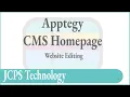 JCPS Website Editing Apptegy CMS Homepage
