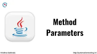 Method with Parameters in Java Java Tutorial For Beginners Passing Parameters Method Parameters