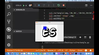 Draw Rectangle on image using OpenCV Python