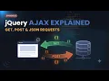 jQuery AJAX Explained GET POST JSON Requests Episode 8 2027
