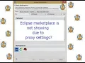Eclipse marketplace does not open Fixed in 2 mins