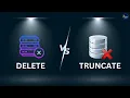 Difference between Delete and Truncate Delete vs Truncate in SQL DBMS SQL Server Tutorial