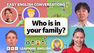 how to describe your family easy english conversations episode 15