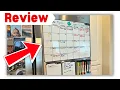 Magnetic Fridge Calendar Review Monthly Planner Grocery Boards
