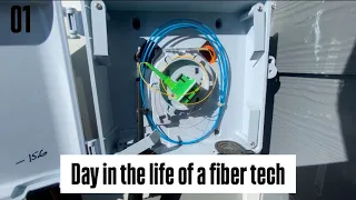 A Day in the Life of a Fiber optic Technician vlog 01