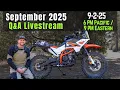Download Lagu Motorcycle Chat: September 2025 Q\u0026A Livestream / Ask Me Anything