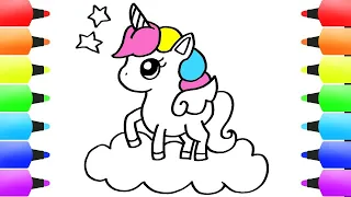 رسم وحيد القرن رسم سهل كيف ترسم وحيد القرن سهل تعليم الرسم Easy Drawings 